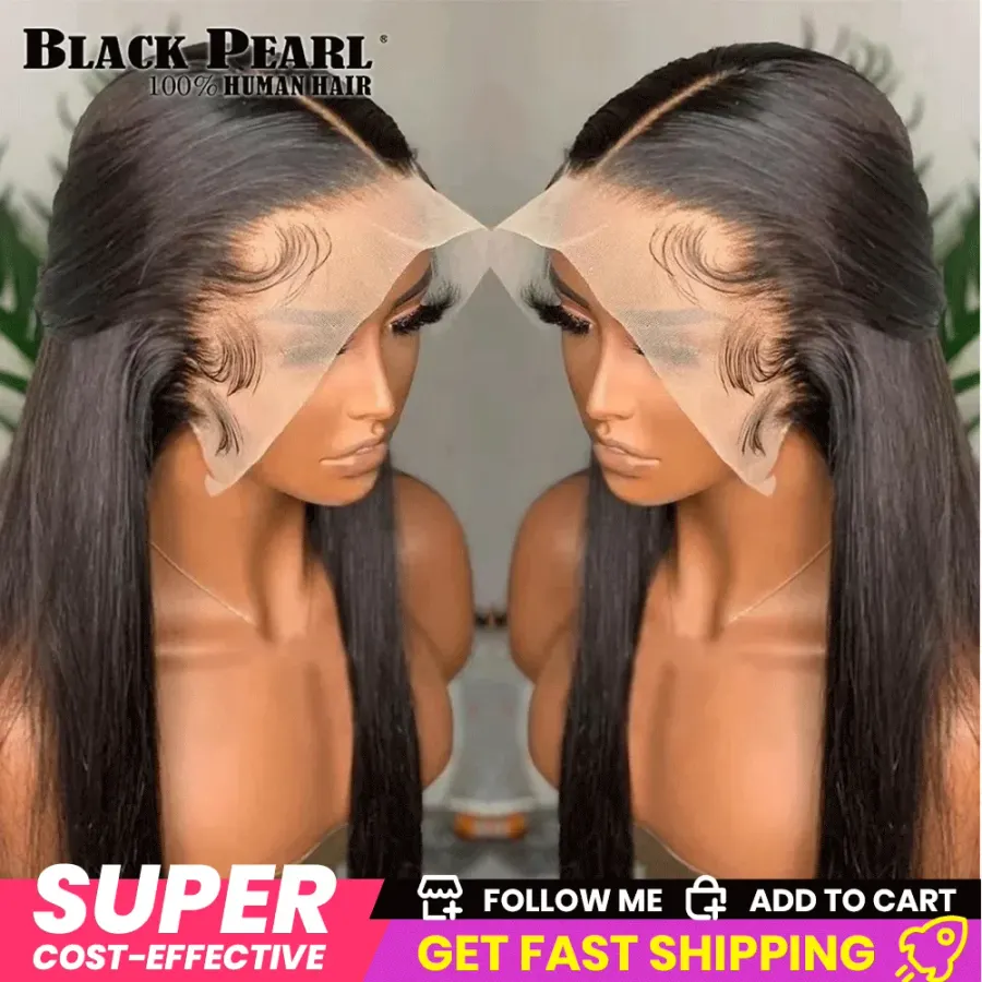 Glueless Wigs HD Human Hair Lace Frontal Wig Ready To Wear