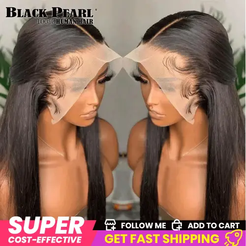 Glueless Wigs HD Human Hair Lace Frontal Wig Ready To Wear