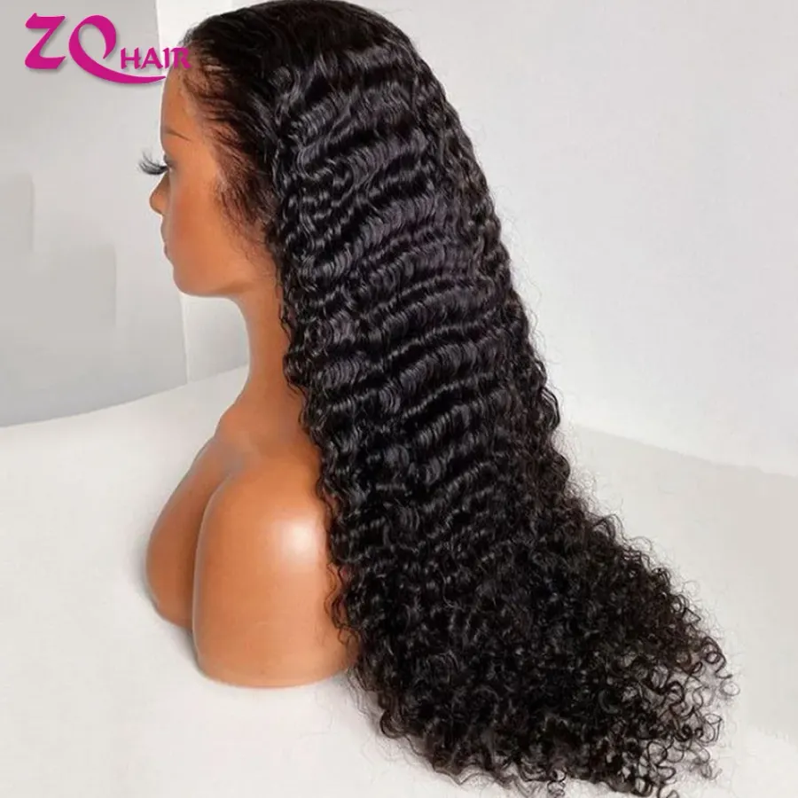 Kinky Curly Wigs On Sale Human Hair Wigs Water Deep Wave