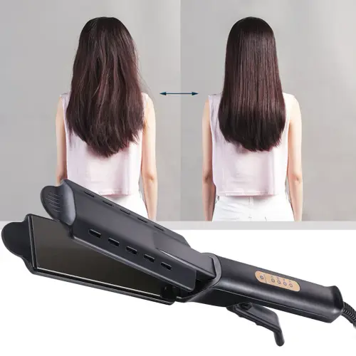 Wide Plate Flat Iron Professional Titanium Alloy Hair