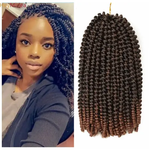 Ombre Spring Twist Hair Synthetic Crochet Braids Passion
