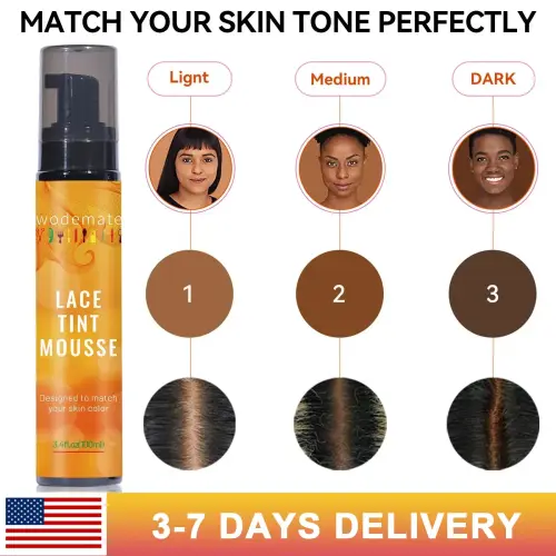 Lace Tint Mousse Easy Tinting Lace Tint Spray For Wigs