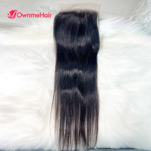 4x4 Transparent Lace Closure Only Human Hair Closure