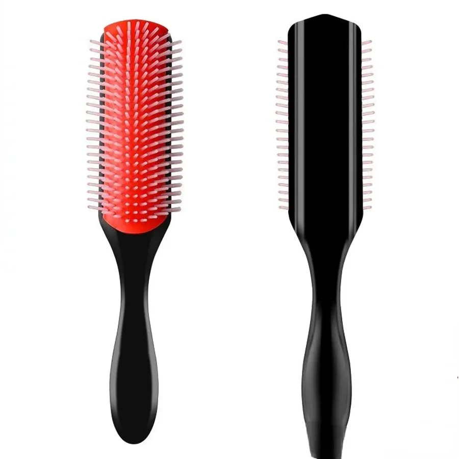 9-Rows Detangling Hair Brush Denman Detangler Hairbrush Scalp