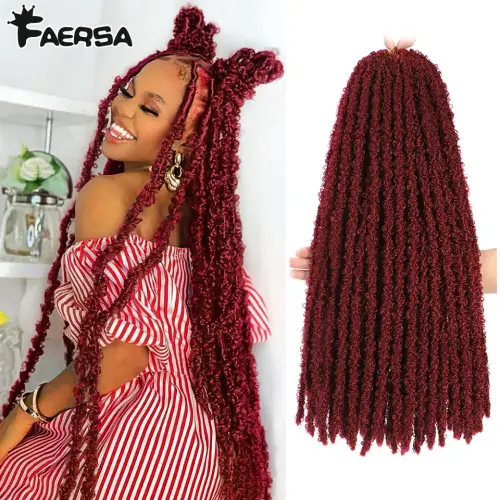 Butterfly Locs Crochet Hair Dreadlocks Meche Faux Locks