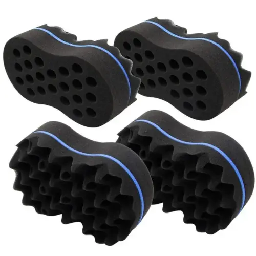 Curly Hair Styling Sponge Brush Double Sided Sponge Brushes