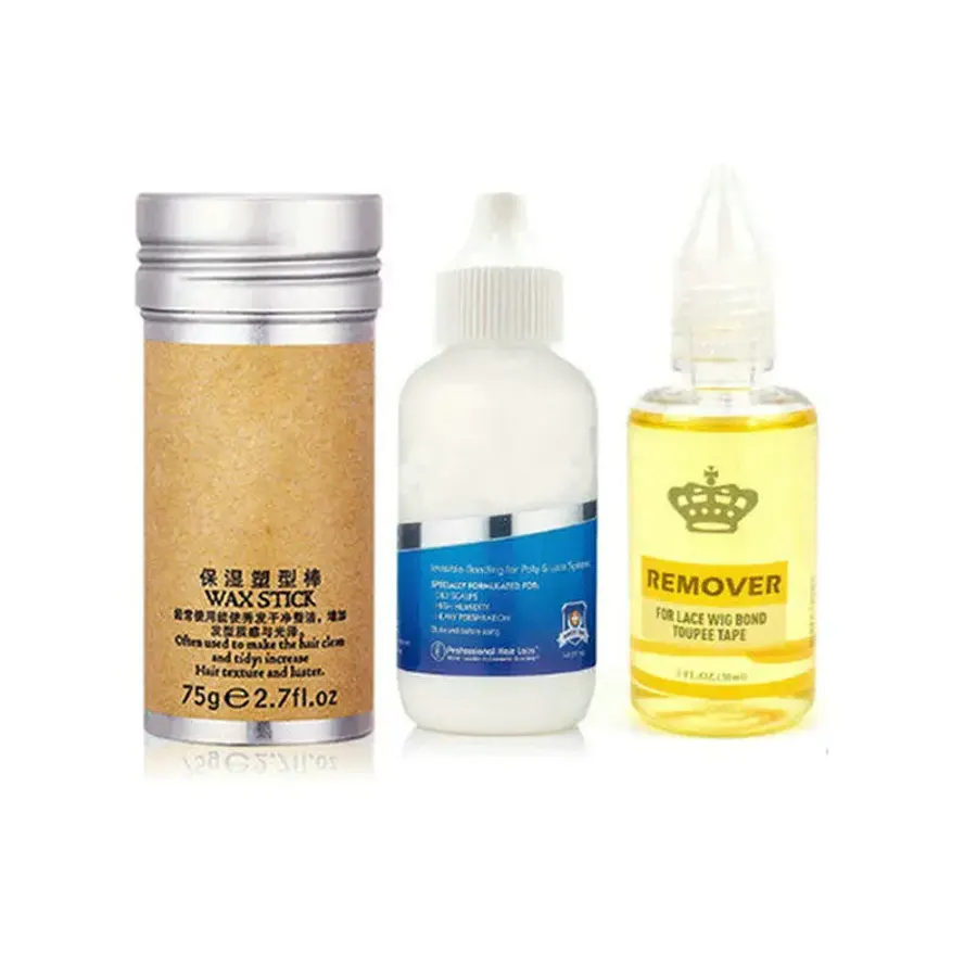 Waterproof Lace Glue and Remover Kit for Wigs Super Hold Hair
