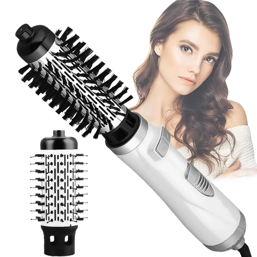 Automatic Rotating Hot Air Brush 2 In 1 Hair Salon Hair Brush