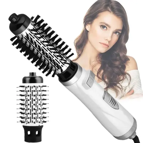 Automatic Rotating Hot Air Brush 2 In 1 Hair Salon Hair Brush