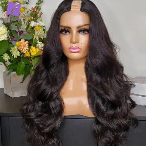 U Part Wig Body Wave Human Hair Wigs 100% Human Hair