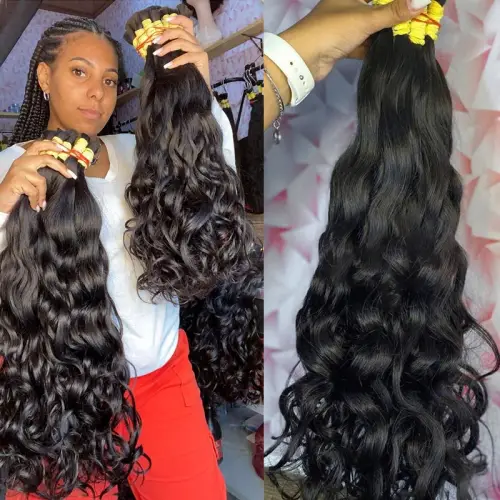 100% Human Hair Bulk Braiding Hair Cabelo Humano No Weft Hair