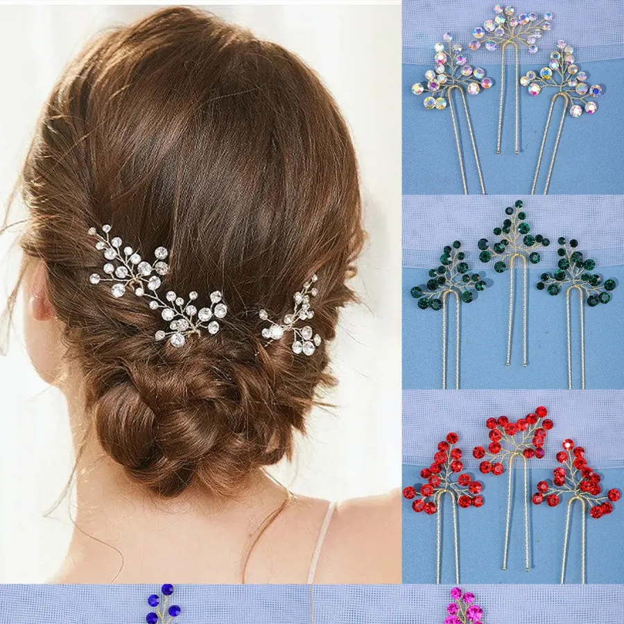 Women Pearl Hair Ornaments Handmade Simple Hair Pins Clip
