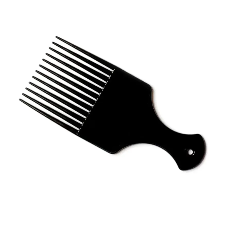 Professional Barber Hair Styling Afro Comb Plastic Handle