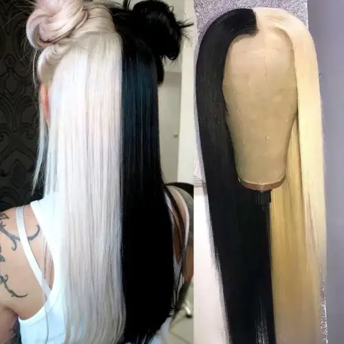 613 Blonde Straight Lace Front Human Hair Wigs Oreo Colored