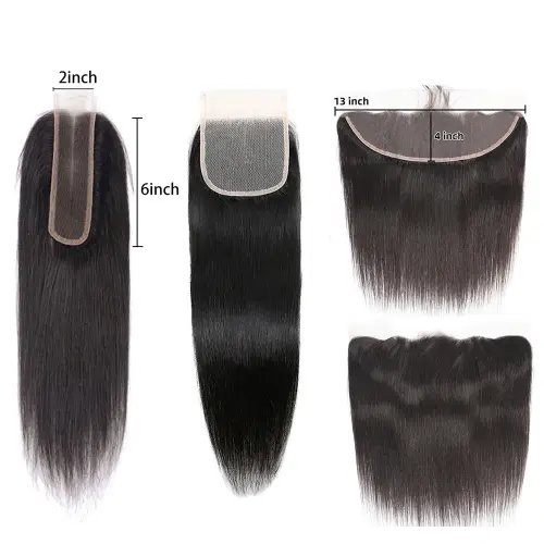 Lace Closure Human Hair 2x6 Kim Lace Closure Straight Hair