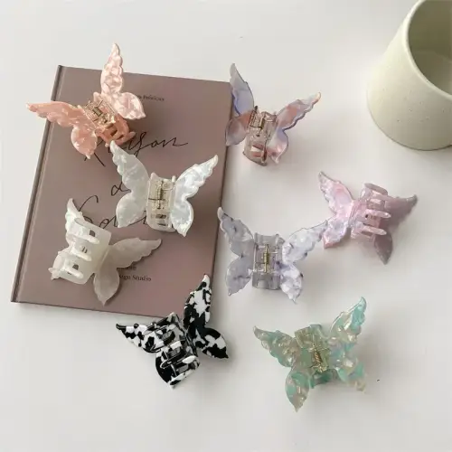 Butterfly Hair Clip Accessories Claw Clip Acetic Hair Bows
