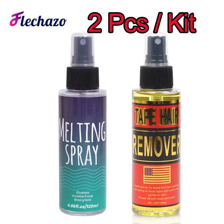 Lace Melting Spray And Lace Wig Glue Remover Spray 2Pcs Kit