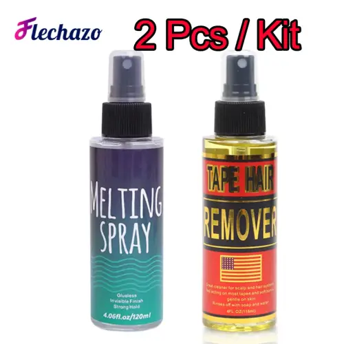 Lace Melting Spray And Lace Wig Glue Remover Spray 2Pcs Kit