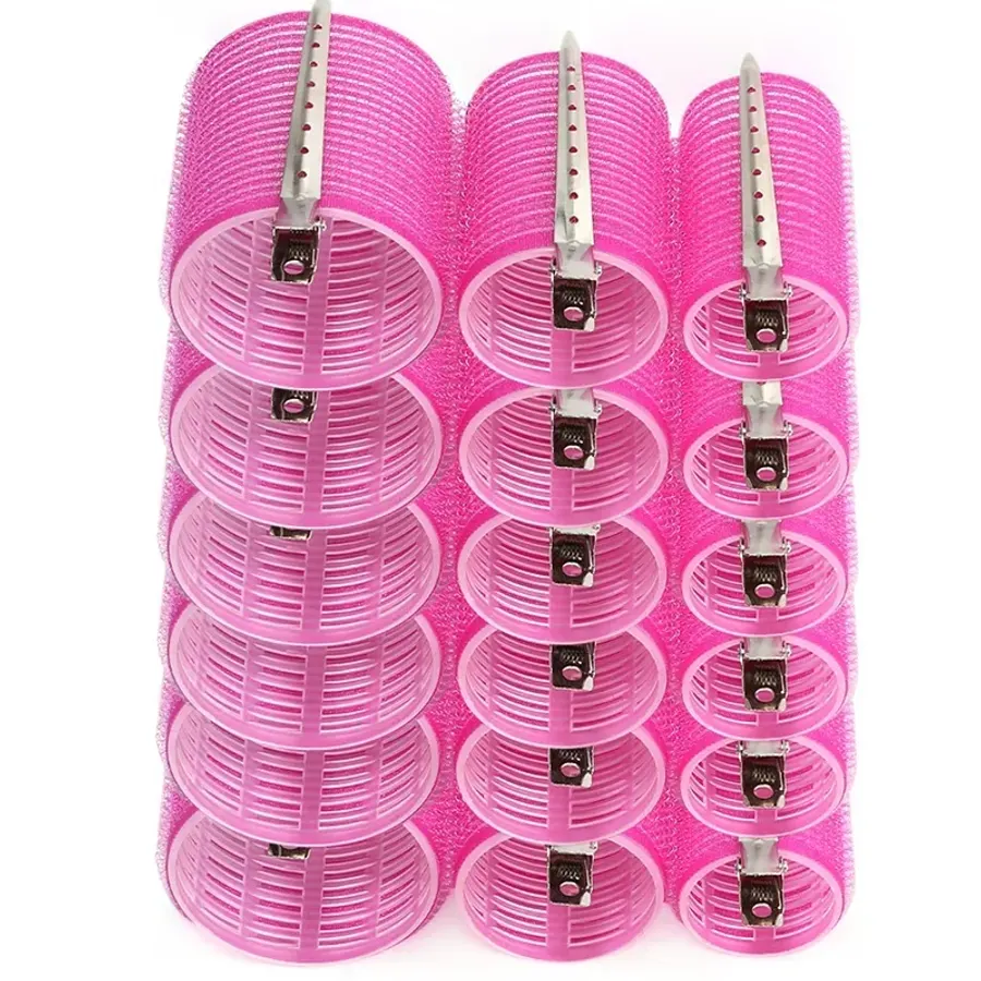 28pcs/Set Hair Roller Sets 18pcs Plastic Self Grip Hair