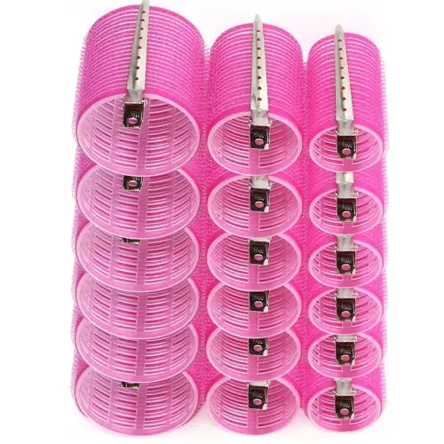 28pcs/Set Hair Roller Sets 18pcs Plastic Self Grip Hair