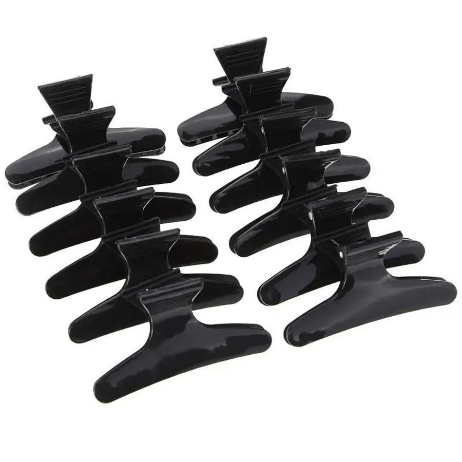 12 professional butterfly hair clips, fashionable hair clips
