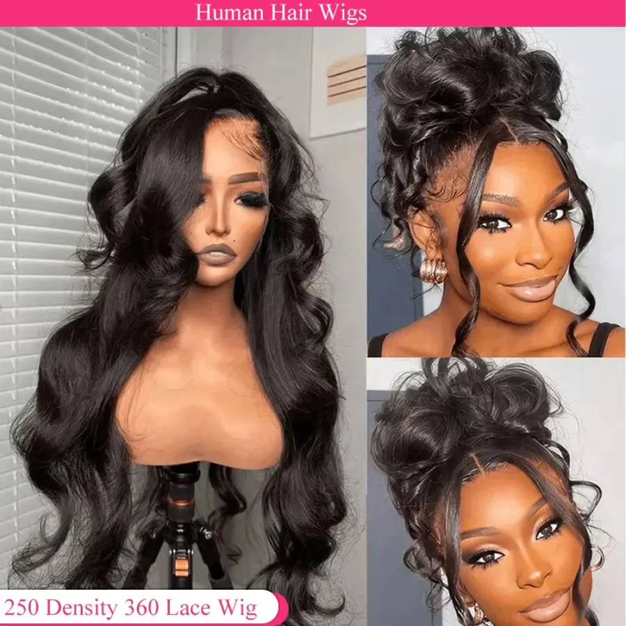 Body Wave 360 Lace Front Wig Human Hair Body Wave HD lace