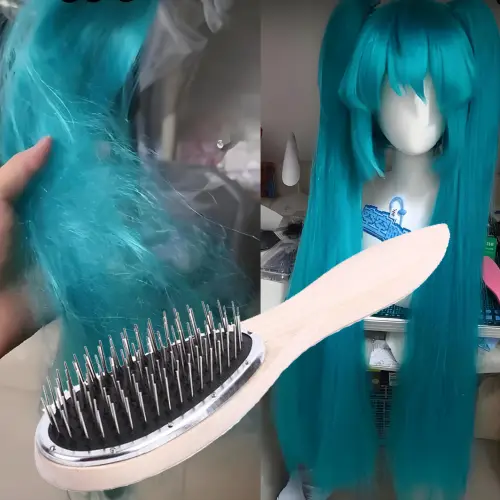 Professional Brush For Wig Anti Static Steel Comb for Tangle