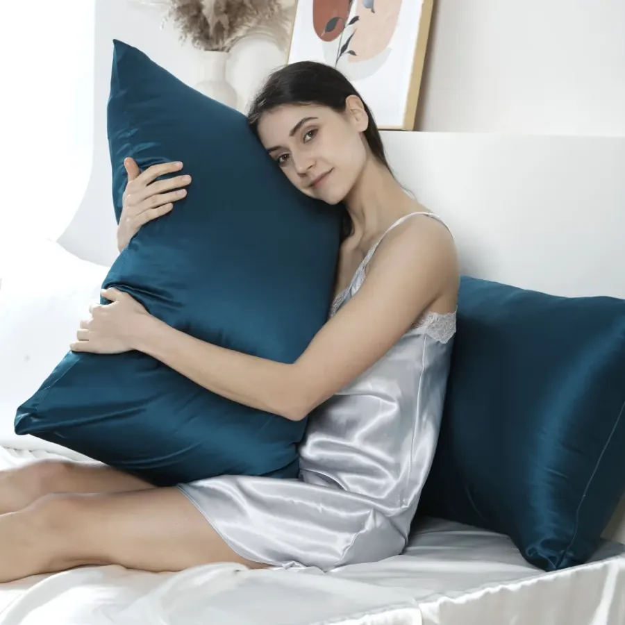 100% Natural Mulberry Silk Pillowcase Luxury 6A 25 Momme
