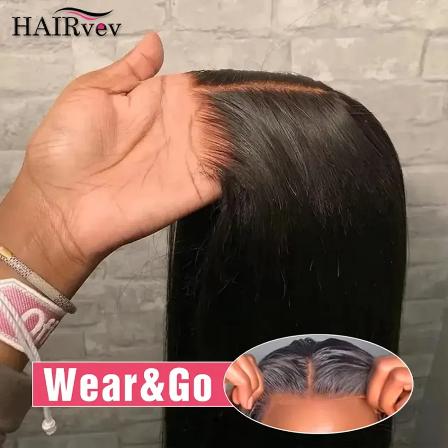 Glueless Wigs Human Hair 7x5 Pre Cut Lace Closure 13x6