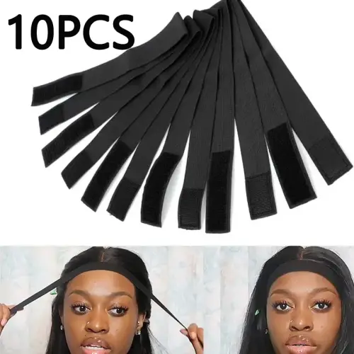 Elastic Band For Wig 10Pcs Babys Hair Edges Wrap Wig Band
