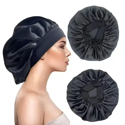 Women Satin Bonnet Hair Bonnet for Sleeping Hair Care Silk