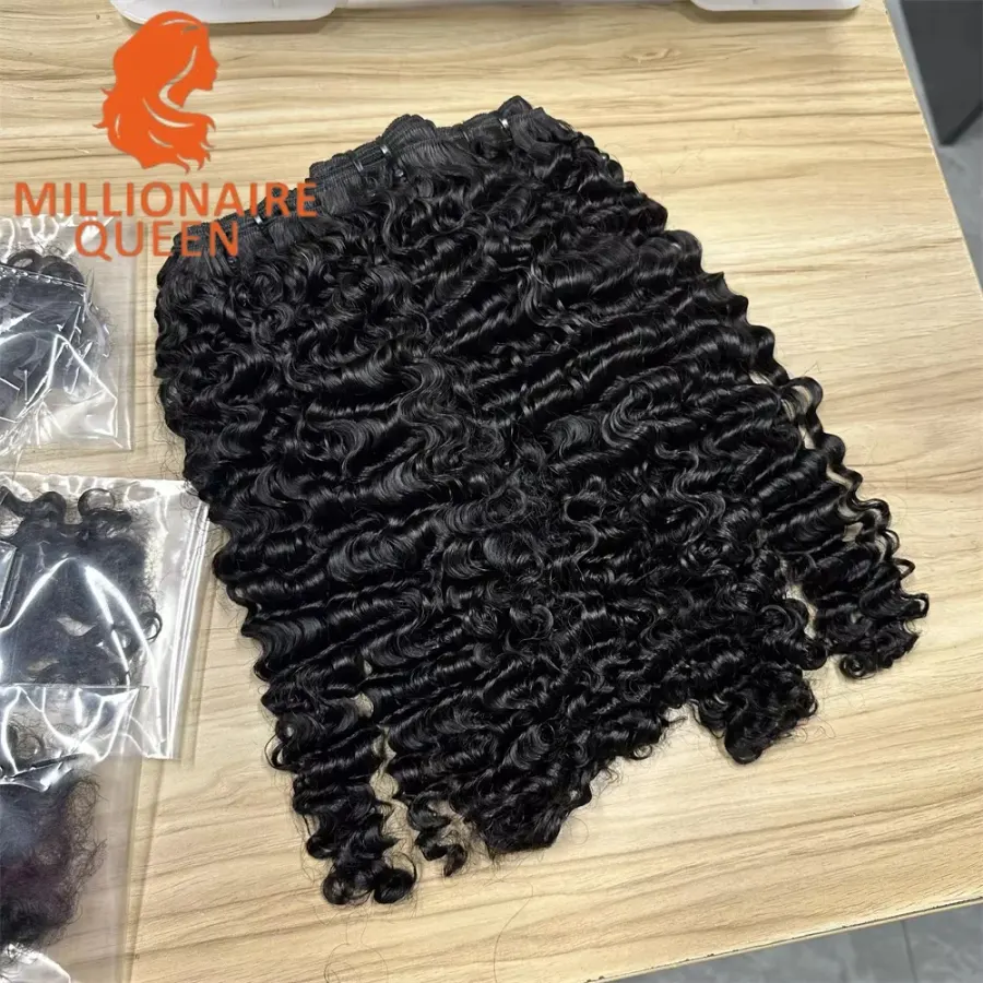 3C4A Burmese Curly Hair Bundles Virgin Human Hair Burmese