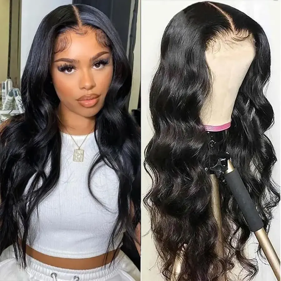 Body Wave Lace Front Wigs Human Hair 13x4 Transparent Lace