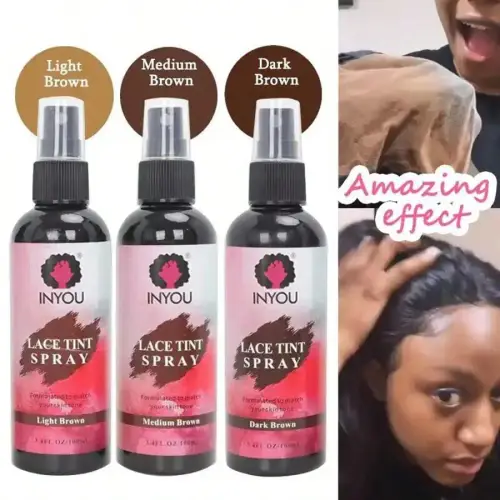 Lace Tint Spray For Wigs, Waterproof Lace Tint Melting Mousse