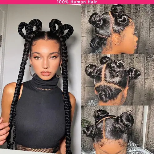 Full Lace Wig 100% Human Hair PrePlucked Hd Lace Front Wig