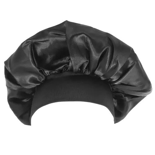 1pc Satin Stretchable Sleep Cap Hair Protection Night Hat For