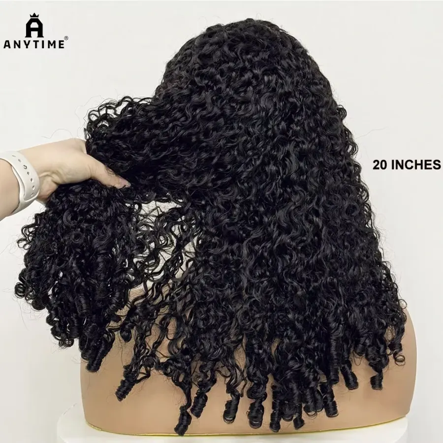 Glueless Lace Wig 5x5 Lace 300% Density Burmese Curly Hair