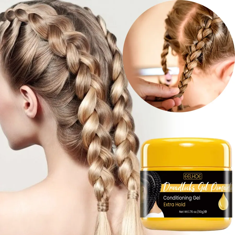50g Hair Braiding Gel Styling Control Smooth Long Lasting
