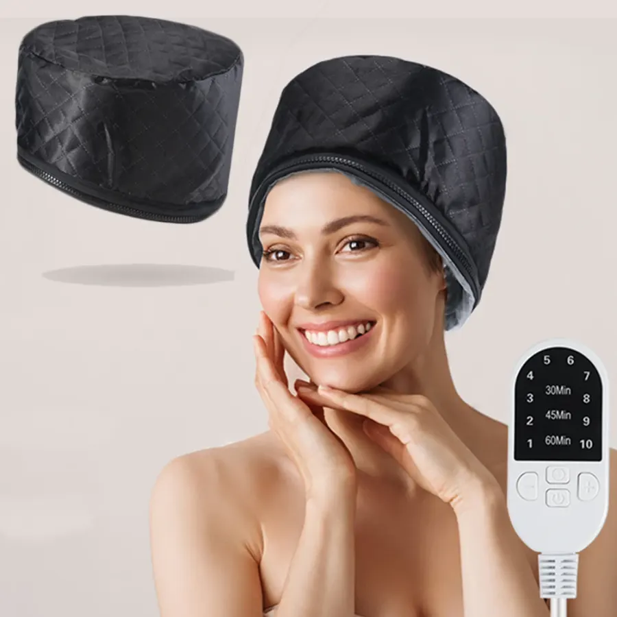 SPA Heat Cap Hair Steamer for Black Natural Hair 10 Level