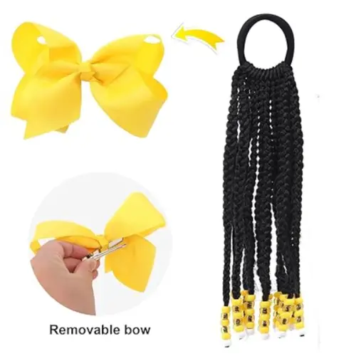 Kids Braid Ponytail Extension - 2pcs Dreadlock Synthetic Hair
