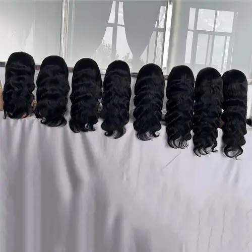 U V Part Wig Human Hair Body Wave Raw Remy Human Hair 250% No