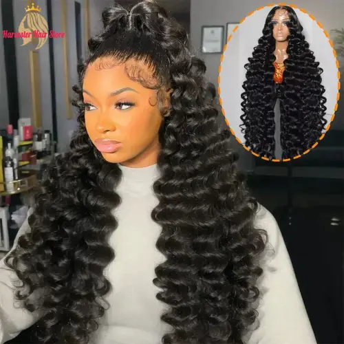 40 Inch Loose Wave 13x4 13x6 Hd Lace Frontal Wigs Human Hair