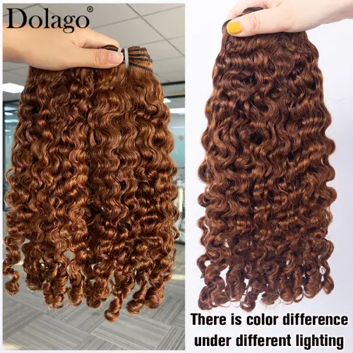Burmese Curly Hair Bundles Human Hair Colored Hair Bundles