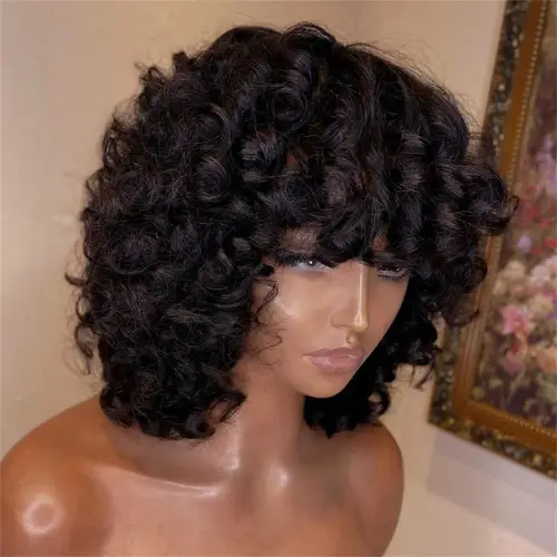 100% Raw Indian Virgin Hair Bouncy Wave Ready to Wear Funmi
