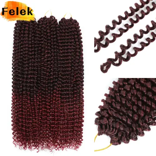 Bohemian Passion Twist Braiding Hair Extension 22 Inch Curly