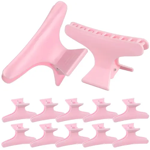 12 pcs Butterfly Hair Clip Women Pink Stylish Fashion