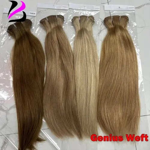 Genius Weft Straight Brazilian 100% Natural Human Hair
