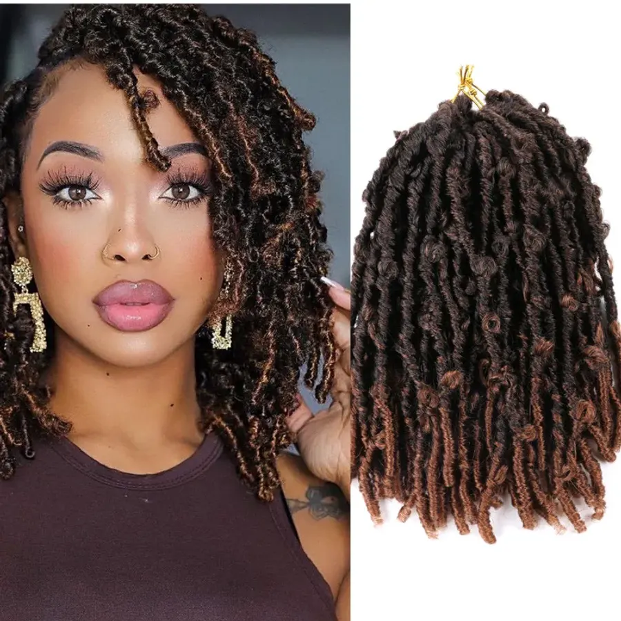 Full Star 14" Butterfly Locs Crochet Braids Distressed Hair