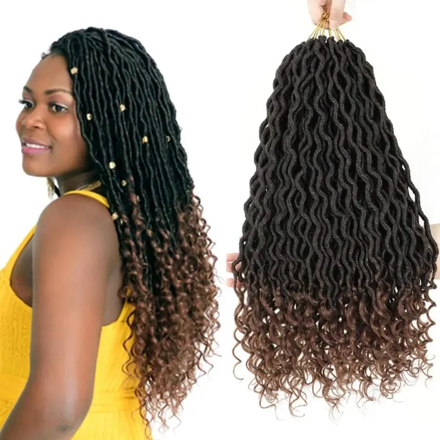 24 Strands Wavy Senegalese Twist Crochet Hair 20 Inch Crochet