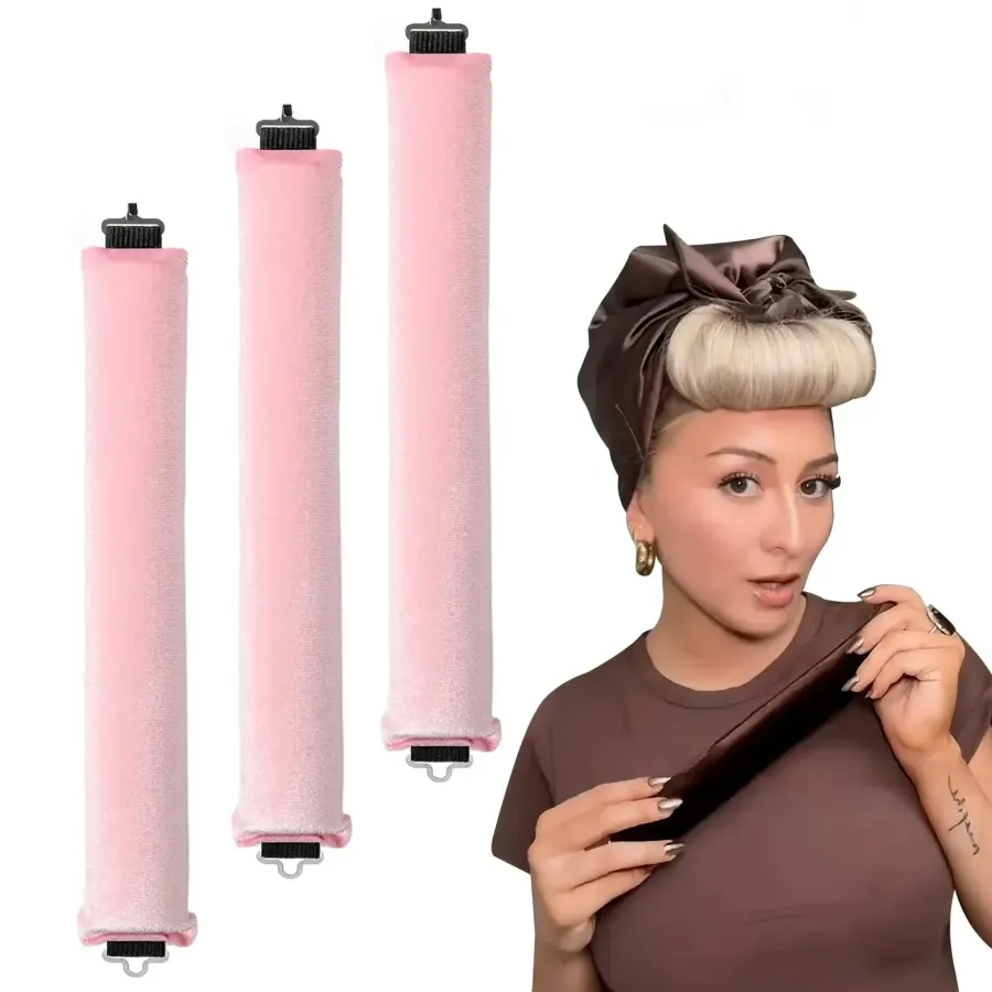 Heatless Hair Curlers Curling Rod Headband No Heat Hair